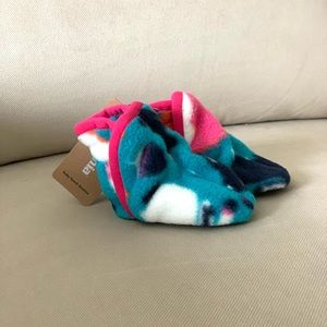NWT baby booties Festival Fox: Epic Blue